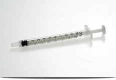 Syringe with Needle Terumo 1cc  Luer Lok Tip 100/bx