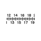 Extremity Scale Acyrlic Radiopaque SAC115