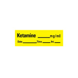 label-anesthesia-ketamine-yellow-lan-60